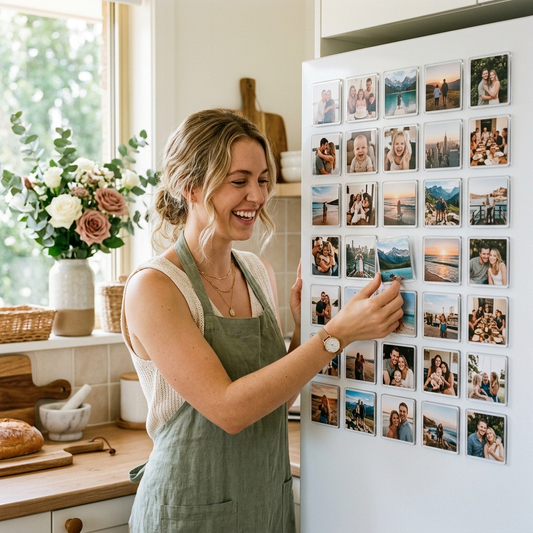 Clear Acrylic DIY Fridge Magnet Kit