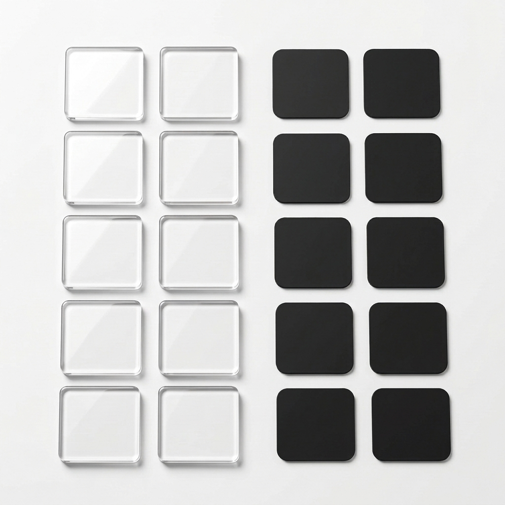 Clear Acrylic DIY Fridge Magnet Kit