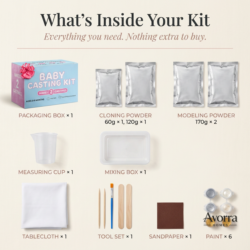 DIY Baby Hand & Foot Casting Kit