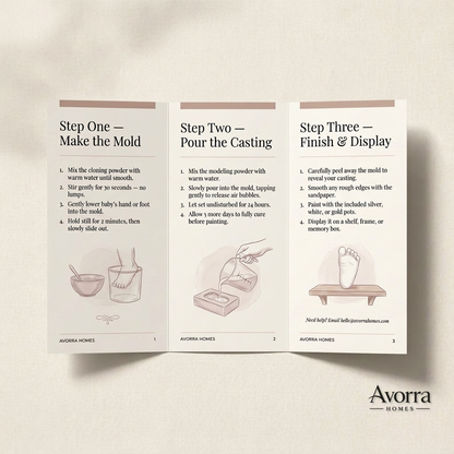 DIY Baby Hand & Foot Casting Kit