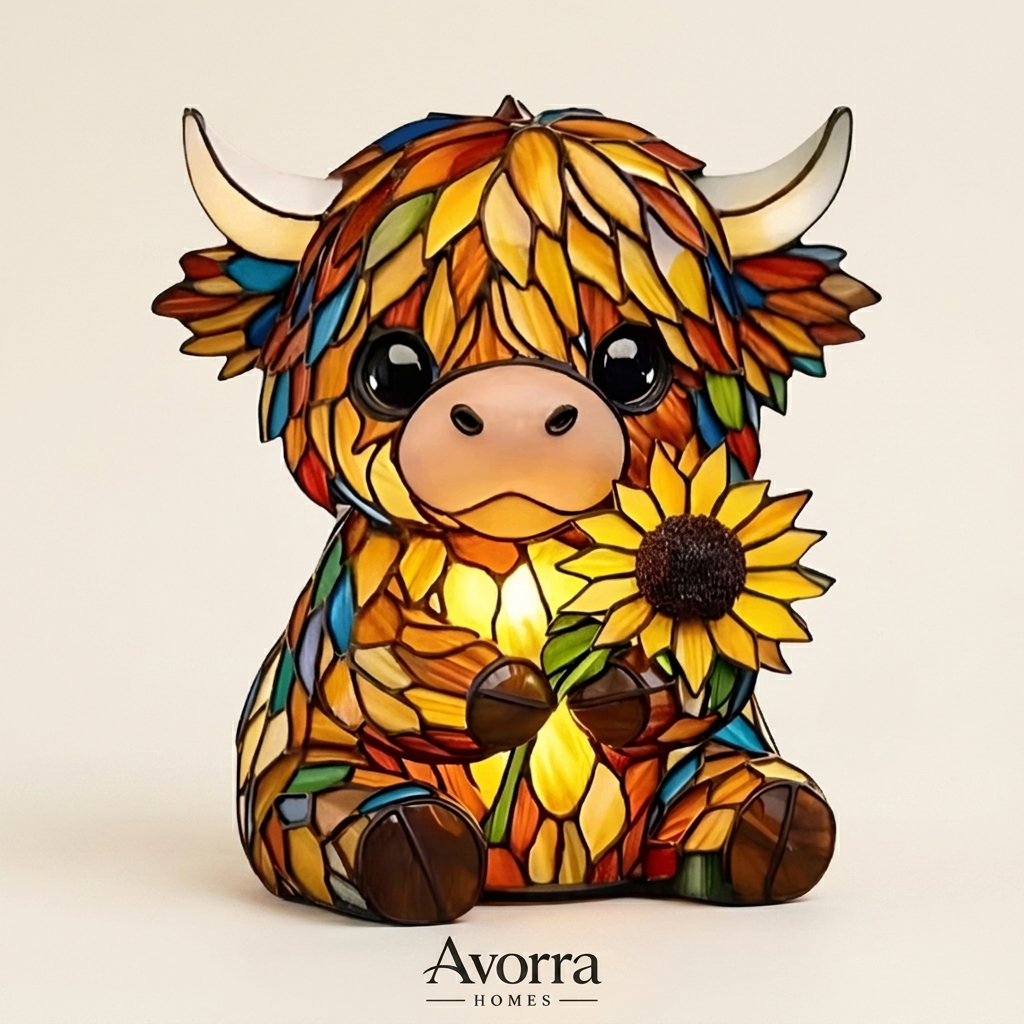 Highland Cow LED Night Light