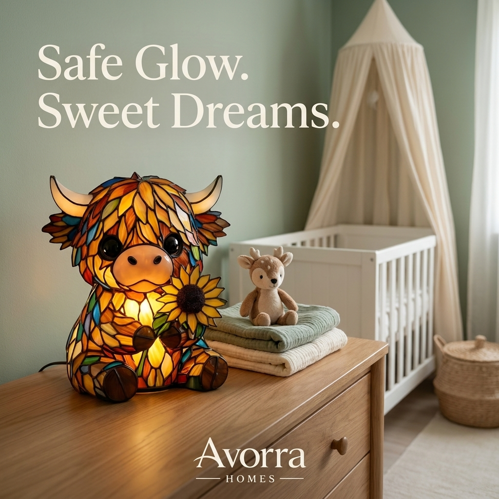 Highland Cow LED Night Light