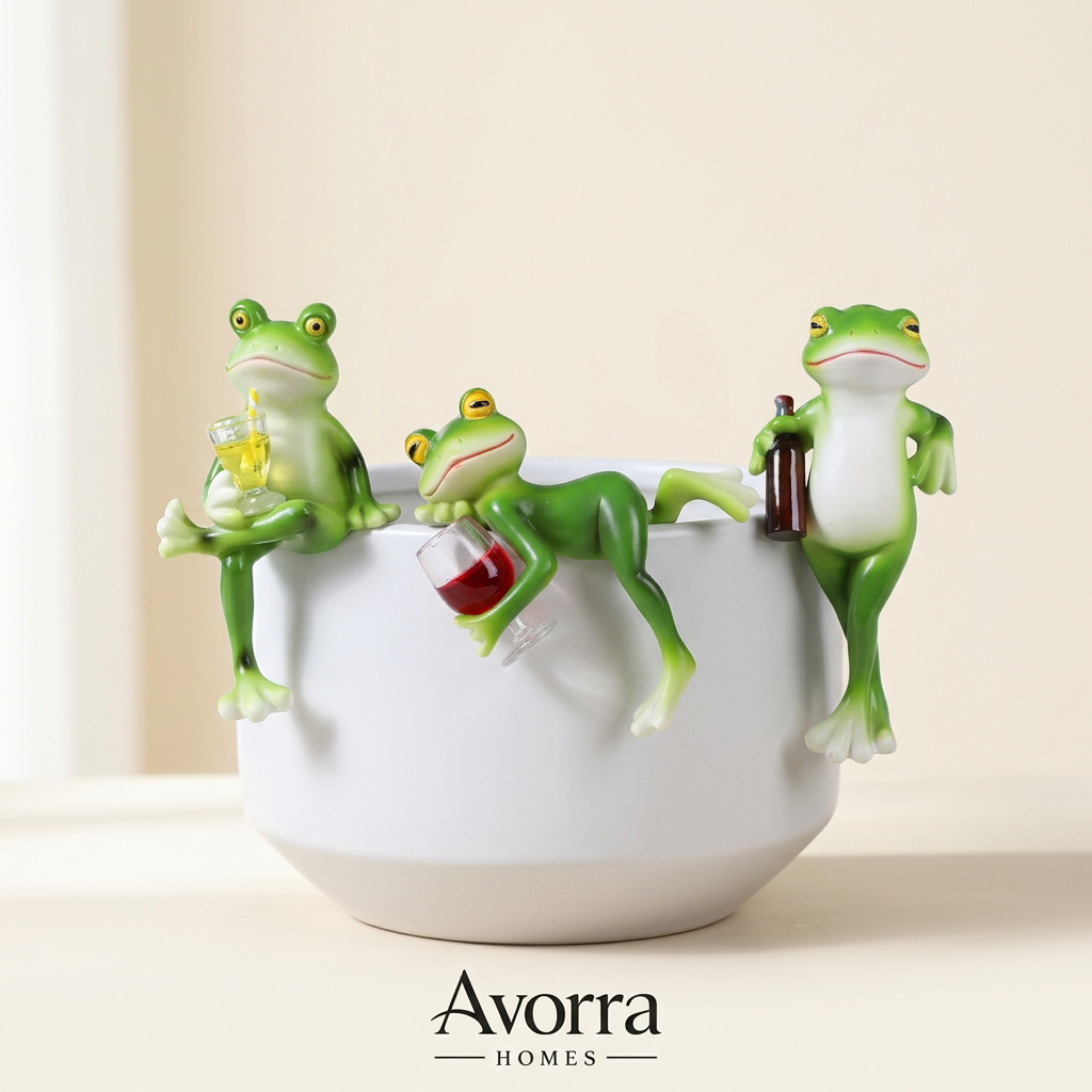 The Planter Party Frog Trio