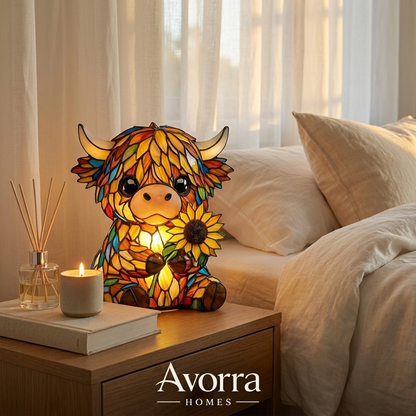 Highland Cow LED Night Light